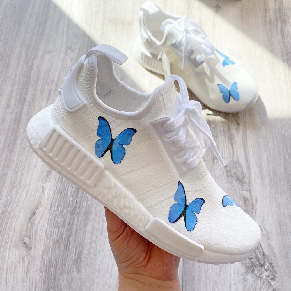 Adidas Nmd r1 custom butterfly 🦋 - Picture 3 of 5